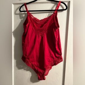 Torrid lace trim snap bodysuit